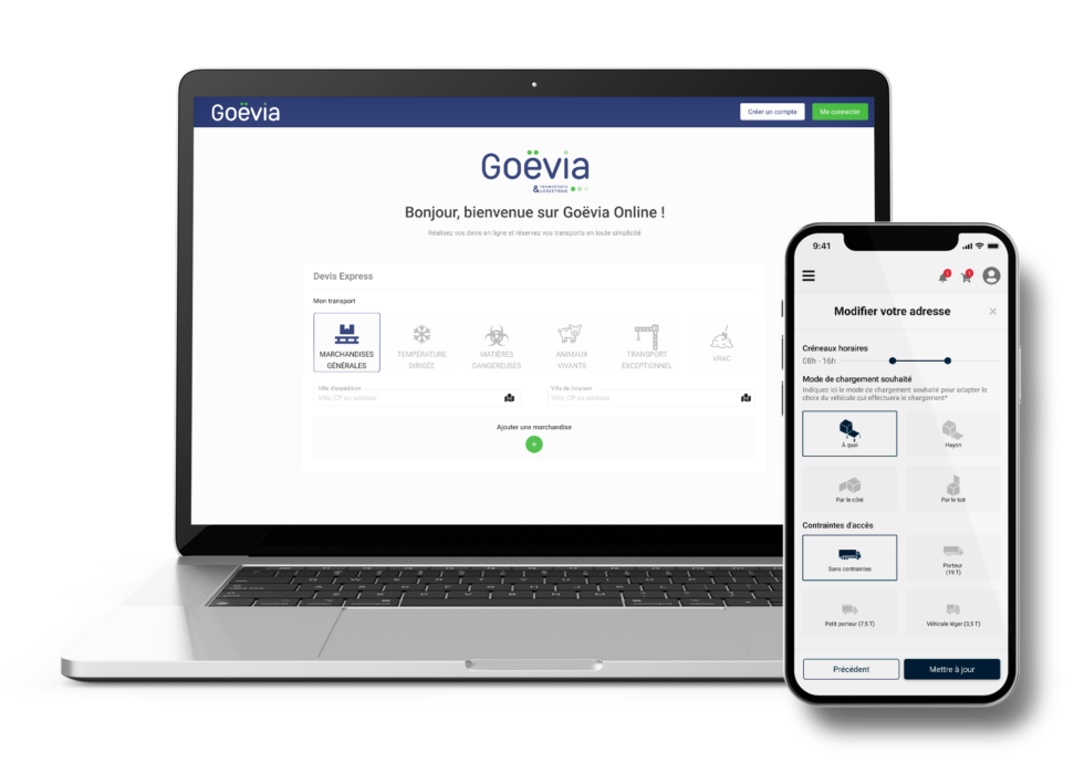 Goivia Goevia online - Transports Goevia