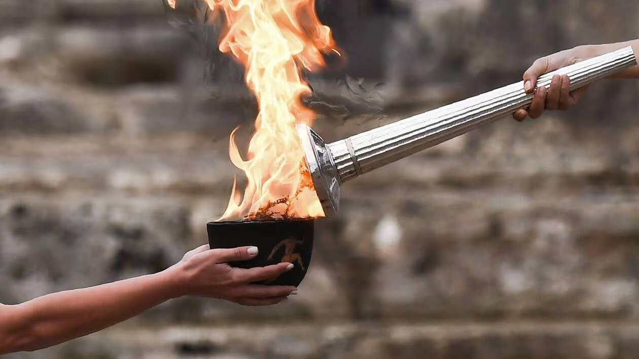 Benjamin Gonzalez, porteur de la Flamme Olympique aux JO 2024